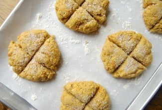 Freeze and bake scones via @kingarthurflour