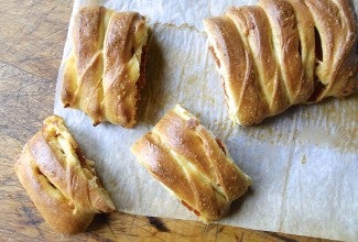 How to Shape a Calzone via @kingarthurflour