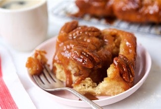 How to bake sticky buns via @kingarthurflour