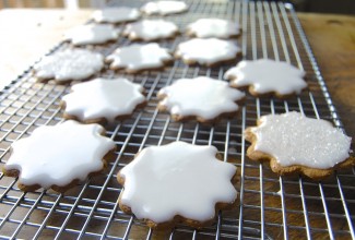Simple cookie glaze via @kingarthurflour