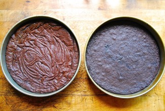 How to make brownies with shiny crust via @kingarthurflour