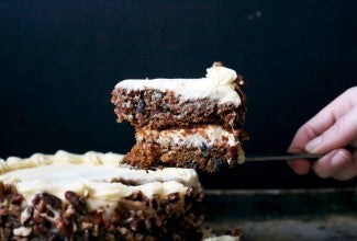 Carrot cake via @kingarthurflour