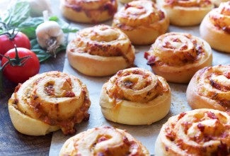 Pizza-Party-Buns-Bakealong via @kingarthurflour