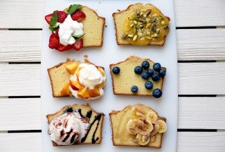 Pound cake via @kingarthurflour