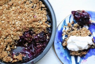 Summer Fruit Crisp-1