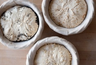 Topping Bread Dough via @kingarthurflour