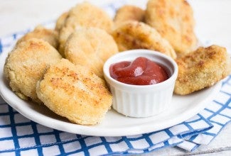 Almond Flour Chicken Nuggets via King Arthur Flour