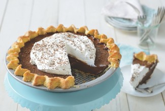 Gluten-Free Chocolate Cream Pie via @kingarthurflour