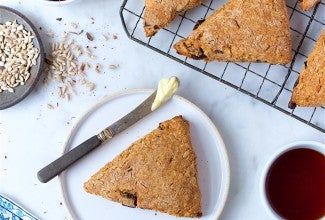 Fresh-milled spelt scones via @kingarthurflour