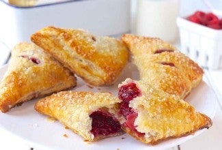 Raspberry Puff Turnovers