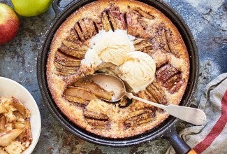 Apple Skillet Cake  