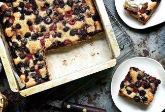 Late Summer Berry Torte