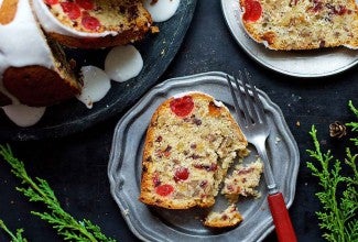 Orange-Cranberry-Nut Fruit Cake