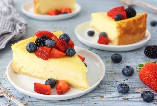 Creamy Vanilla-Orange Cheesecake