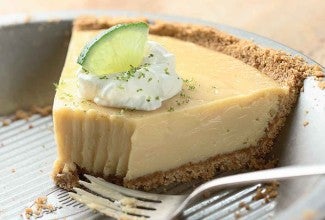 Key Lime Pie With A Pretzel Crust