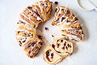 Cranberry-Vanilla Cinnamon Swirl Bread