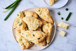 Cheddar Cheese and Scallion Scones