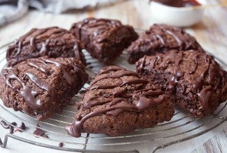 Triple Chocolate Scones