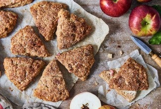 Fresh Apple Cinnamon Scones