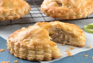 Sausage, Apple, and Cheddar Pocket Pies