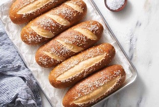Pretzel Sandwich Buns