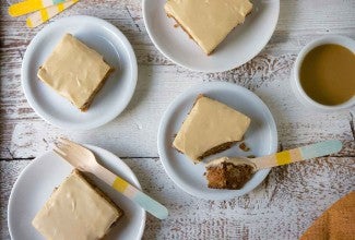 Old-Fashioned Apple Cake with Brown Sugar Frosting 