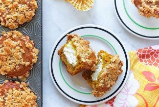 Inside-Out Pumpkin Muffins