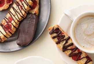 Candied Cherry and Almond Biscotti