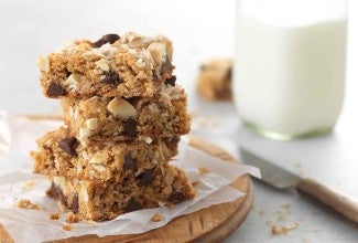 Gluten-Free Triple Chunk Oatmeal Coconut Cookie Bars