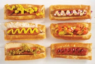 Buttery Hot Dog Buns