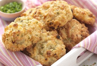 Gluten-Free Sun-Dried Tomato-Cheddar-Chive Biscuits