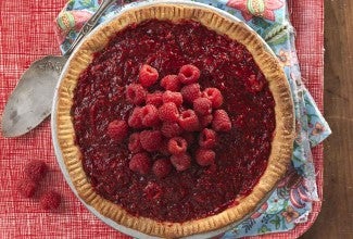 Fresh Raspberry Pie