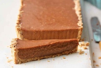 Malted Milk Chocolate Hazelnut Tart