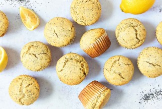 Almond Flour Lemon Poppy Seed Muffins