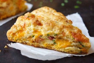 Bacon-Cheddar-Chive Scones