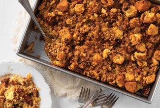 Cranberry Orange Cornbread Stuffing