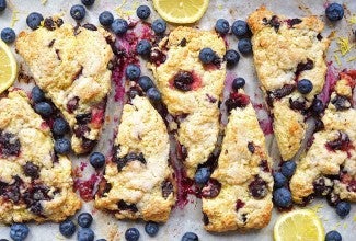 Fresh Blueberry Scones