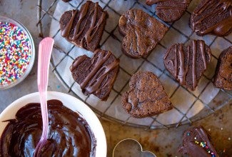 Chocolate Valentine Hearts