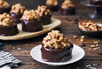 German Chocolate Mini Cakes