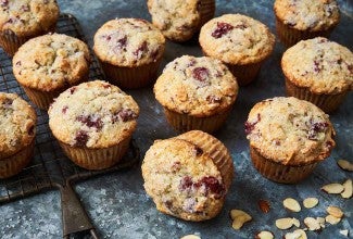 Cherry-Almond Muffins