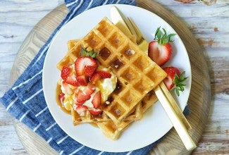 Old-Fashioned Maine Sourdough Waffles