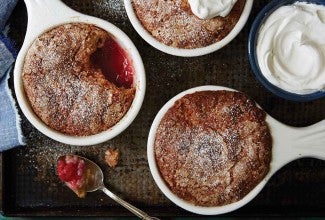 Raspberry Pudding Cake