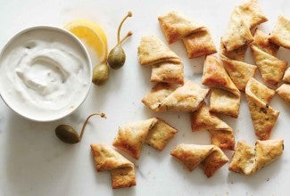 Horseradish-Dill Pastry "Crackers"