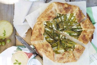 Asparagus and Chive Galette