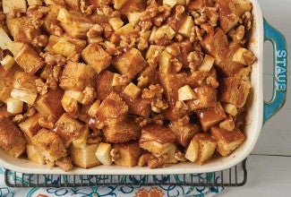 Caramel Apple Bread Pudding