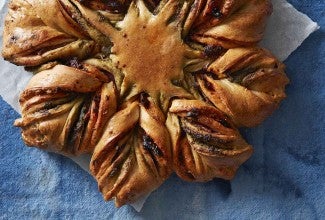 Salami and Herb Star Bread