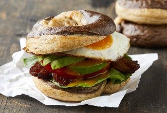 Marble Rye Bagels