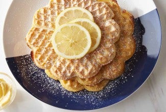 Gluten-Free Lemon Cornmeal Waffles