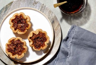 Maple, Molasses, and Bacon Butter Tarts