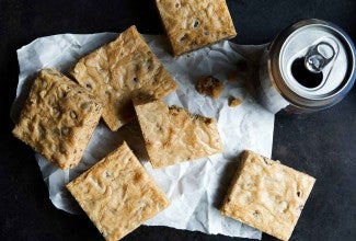 Bourbon Barrel-Aged Blondies